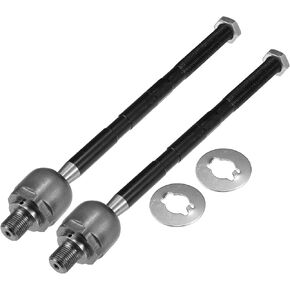 X AUTOHAUX 2pcs Front Inner Tie Rod Ends Kit Suspension Steering Tie Rod End for Jeep Liberty 2006-2012 for Dodge Nitro 2008-2011 Drag Link No.EV800416