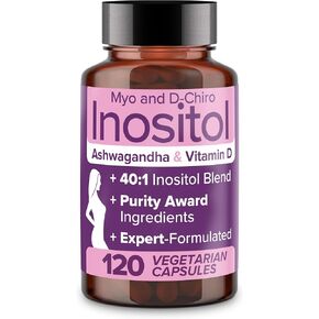 Intimate Rose Inositol Powder - Myo-inositol - D-Chiro Inositol - Ideal 40:1 Ratio - All-Natural 100% PCOS Supplements - Hormone Balance for Ovarian Support and Health for Women - Made in USA