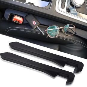 Aohcae 2 Pack Car Seat Gap Filler, Universal Car Seat Gap Plug to Fill The Gap Between Seat and Console Stop Things Dropping