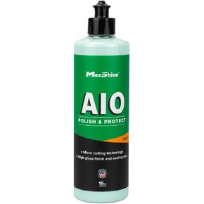 Maxshine All-in-One Polish & Protect 16oz - Ultimate Paint Correction & Sealant Protection - Fast, Easy, High-Gloss Finish, Scratch & Swirl Remover - Premium Auto Detailing Accessories & Supplies