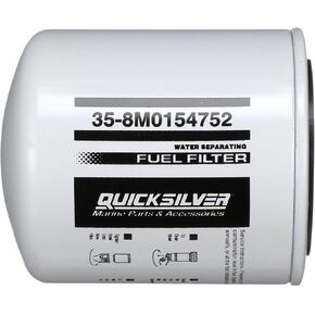 Quicksilver 8M0154752 Water Separating Fuel Filter for Select Yamaha Outboards