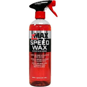 zMAX 58-424 - Speed Wax - Detailing Polish - Quick and Easy Application - Use on Wet or Dry Exterior Surfaces - Shines and Protects with a High Gloss Finish for Cars, Boats or Planes - 24 oz. - 2 pack
