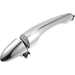 ACROPIX Rear Right Side Car Exterior Door Handle Fit for Kia Sportage 2011-2016 82662-3W030 82661-3W010 - Pack of 1 Silver Tone