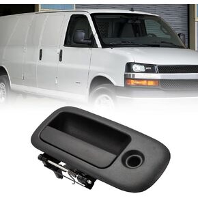 Exterior Sliding Door Handle Fits for Chevy Express 1500 2500 3500 1996-2009 Outer Rear Passenger Side Replaces 83373 10359096 25866275
