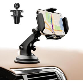 Air Vent Phone Holder for Car, Car Phone Holders for iPhone, Phone Holder for Car Vent, Car iPhone Holder, Vent Phone Mount for Car,Black
