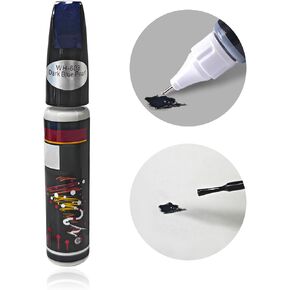 Touch Up Paint for Cars, Two-In-One Auto Scratch Repair Gloss Fill Paint Pen, Easy & Quick Special-Purpose Scratch Remover Touch Up Paint Pen for Vehicles, Car Accessories (Dark Blue Pearl)