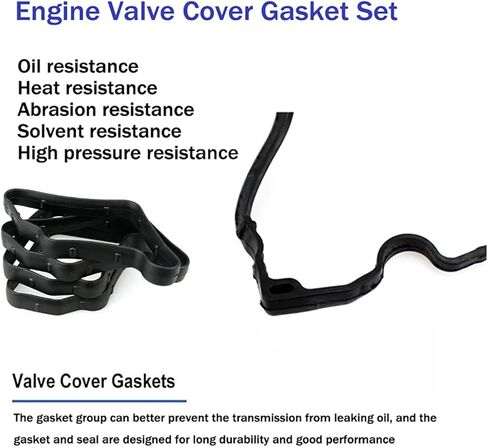 2710160921 M271 مجموعة حشيات غطاء الصمام مناسبة لمرسيدس بنز 2002-2011 C160 C180 C200 C230 E200 W203 W211 S211 C209 W906 1.8L # VS50852R in Kuwait