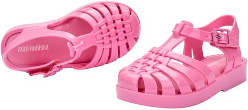 mini melissa Possession Kids Sandal - Comfortable Fisherman Style Kid's Jelly Shoes for Toddlers and Girls, Adjustable Fit in Kuwait