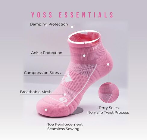 Pickleball Socks | Unrivaled comfort Men Pickle ball Socks Pickleball socks for Women Superior Non-Slip Socks in Saudi Arabia