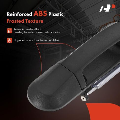 A-Premium Rear Left Driver Side Exterior Door Handle Compatible with Ford Explorer 2002-2008, Explorer Sport Trac 2007-2010, Textured Black, Replace# 1L2Z7826605AAA, 6L2Z7826605AA in Saudi Arabia