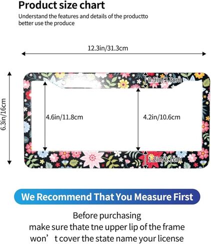 إطارات لوحة ترخيص مموهة للصيد مكونة من 2 حامل لوحة ترخيص من الألومنيوم بفتحتين مع براغي in Kuwait