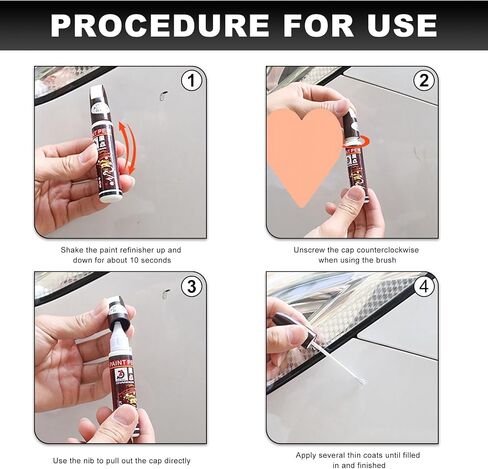 Touch Up Paint for Cars, Two-In-One Auto Scratch Repair Gloss Fill Paint Pen, Easy & Quick Special-Purpose Scratch Remover Touch Up Paint Pen for Vehicles, Car Accessories (Dark Blue Pearl) in Kuwait