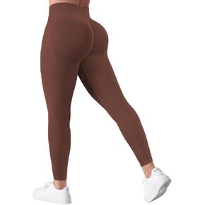 Hidden Scrunch Butt Lifting Leggings for Women Impact Leggings Seamless Gym Workout Leggings Mid Low Waist Yoga Pants in Saudi Arabia