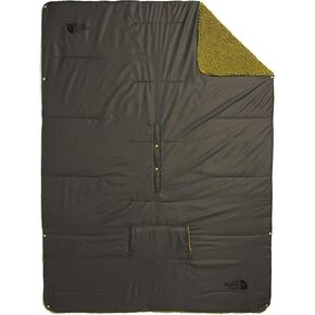 بطانية THE NORTH FACE Wawona المنفوش (أسود TNF/طباعة الشعار)