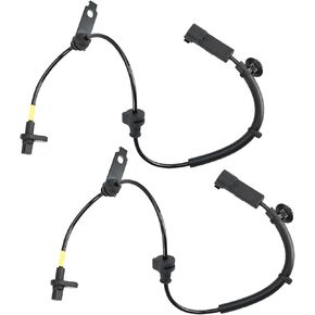 TRQ Rear ABS Wheel Speed Sensor Set Compatible with 2015-2018 Ford Edge 2014-2018 Fusion 2017-2018 Lincoln Continental 2016-2018 MKX MKZ