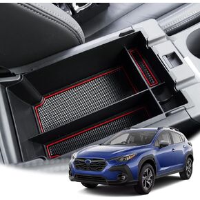 Jerbor For 2024 Subaru Crosstrek Center Console Organizer, Armrest Storage Box Insert Holder for 2024 Subaru Crosstrek&2024 Subaru Impreza Console Tray, 2024 Crosstrek Accessories (Model 1)