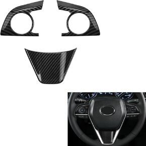 CKE (Not Fit 2025) Compatible with Toyota Camry 2024 2023 2022 2021 2020 2019 2018 for Avalon 2019-2022 Accessories Car Interior Center Console Cover Trims -Carbon Fiber Style