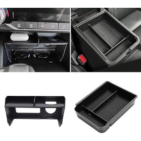 Compatible with (2PACK) Nissan Sentra Center Console Organizer 2020-2025, For Sentra Console Organizer Insert, Center Console Armrest Storage Box Sentra 2020-2025