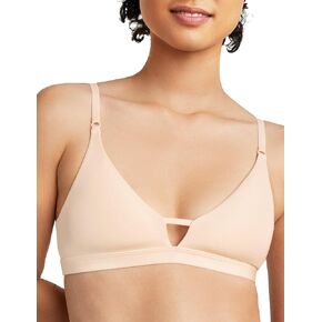 Pepper Bra - Modal Wireless Bra | Lightly Lined Cups, Body Hugging Bra Fit | Everyday Wireless Bras for Women (XXS-XL) (US, Alpha, X-Small, Regular, Regular, Sand)