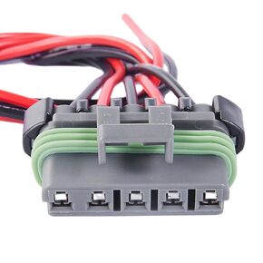 5 Way Car HVAC Blower Motor Resistor Connector Wiring Harness Pigtail Plug Compatible with 2015-2019 Chevrolet Trax Replacement 99595KW