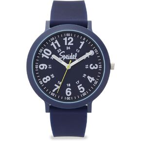 Speidel Eco Color Pop Recyclable Plastic Watch with 18mm Recyclable Silicone Strap - Navy
