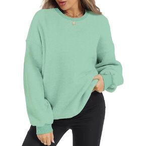ROYLAMP Womens Oversized Sweatshirts Hoodies Fleece Crewneck Pullover Sweaters Top Fall Fashion Outfits Clothes 2024 in Saudi Arabia