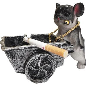VOVCIG Creative Ashtray,Cute Funny Fancy Dog Shape Cigarette Ashtray,Cigarette Asstray for Outdoor Patio Home Party Office A Humorous Gift for Men Women