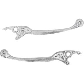 Aramox Pair of Brake Handles Levers 0.33in Clutch Brake Lever Mounting Hole Accessory Replacement for GY6 50 125 150 Scooter
