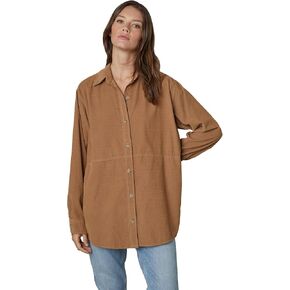 Velvet by Graham & Spencer Women's Jeslyn Corduroy Button Down Shirt