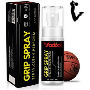 Sports Shoe Grip Spray, Provides Traction and Rejuvenates Soles, Multipurpose Grip Spray for Cleaning and Improving Basketball Shoe Grip - Anti Slip & Performance Enhancer - 3.37 Fl Oz