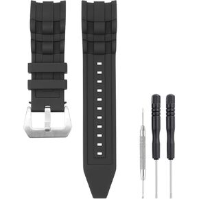 26mm Watch Band Compatible with Invicta, Soft Silicone Rubber Replacement Wrist Strap for Invicta Pro Diver Watch Straps in Kuwait