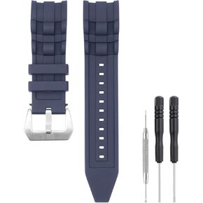 26mm Watch Band Compatible with Invicta, Soft Silicone Rubber Replacement Wrist Strap for Invicta Pro Diver Watch Straps