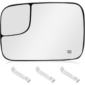Blind Spot Mirror Replacement for 2005 2006 2007 2008 Dodge Ram 1500 2500 3500 Side View Heated Convex Mirror Glass Driver Left Side/Passenger Right Side (Right side)
