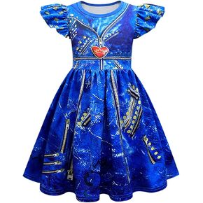 Girls Princess Costume Birthday Party Dress Halloween Cosplay Outfits