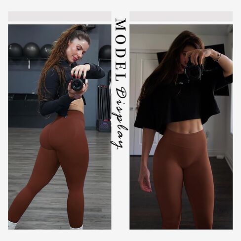 Hidden Scrunch Butt Lifting Leggings for Women Impact Leggings Seamless Gym Workout Leggings Mid Low Waist Yoga Pants in Kuwait