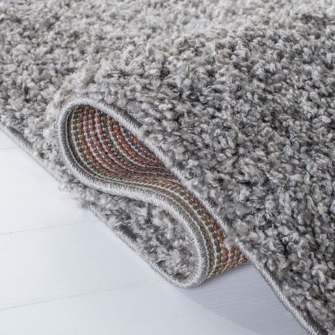 SAFAVIEH Venus Shag Collection Runner Rug - 2'2" x 10', Taupe, Solid Design, Non-Shedding & Easy Care, 1.8-inch Thick Ideal for High Traffic Areas in Living Room, Bedroom (VNS520E) in Saudi Arabia