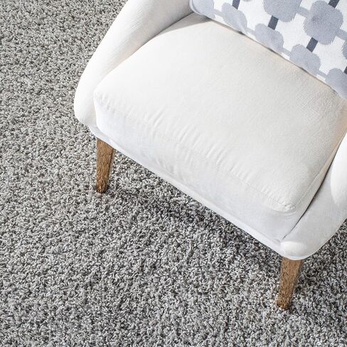 SAFAVIEH Venus Shag Collection Runner Rug - 2'2" x 10', Taupe, Solid Design, Non-Shedding & Easy Care, 1.8-inch Thick Ideal for High Traffic Areas in Living Room, Bedroom (VNS520E) in Saudi Arabia