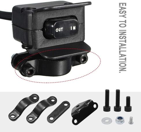 Handlebar Control Line Winch Rocker Switch Heavy Duty Handlebar Control Warn Accessories for ATV/UTV(3m) in Saudi Arabia