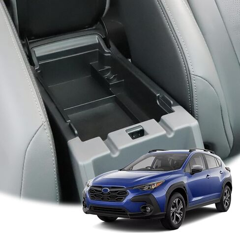 Jerbor For 2024 Subaru Crosstrek Center Console Organizer, Armrest Storage Box Insert Holder for 2024 Subaru Crosstrek&2024 Subaru Impreza Console Tray, 2024 Crosstrek Accessories (Model 1) in Saudi Arabia
