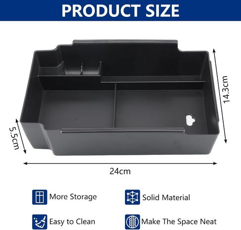 Jerbor For 2024 Subaru Crosstrek Center Console Organizer, Armrest Storage Box Insert Holder for 2024 Subaru Crosstrek&2024 Subaru Impreza Console Tray, 2024 Crosstrek Accessories (Model 1) in Saudi Arabia
