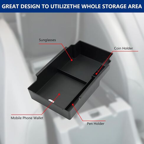 Jerbor For 2024 Subaru Crosstrek Center Console Organizer, Armrest Storage Box Insert Holder for 2024 Subaru Crosstrek&2024 Subaru Impreza Console Tray, 2024 Crosstrek Accessories (Model 1) in Saudi Arabia