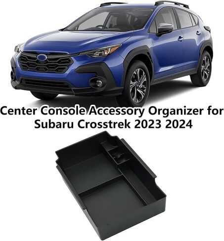 Jerbor For 2024 Subaru Crosstrek Center Console Organizer, Armrest Storage Box Insert Holder for 2024 Subaru Crosstrek&2024 Subaru Impreza Console Tray, 2024 Crosstrek Accessories (Model 1) in Saudi Arabia