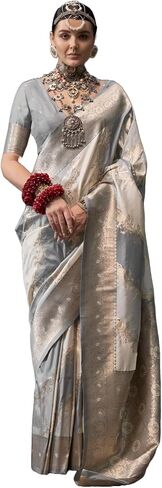 Designer Weaving Silk saree with unstitched blouse in Saudi Arabia
