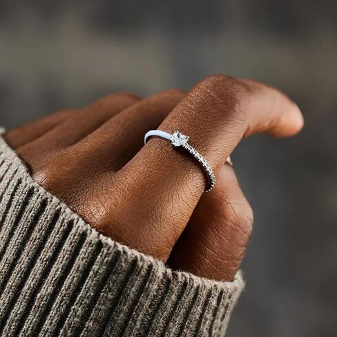 Best BiChes Rings, Matching Half Enamel Heart-Cut Rings Self Love Ring Silver pink Heart Adjustable Rings For Women Best Friends Jewelry Gifts in Kuwait