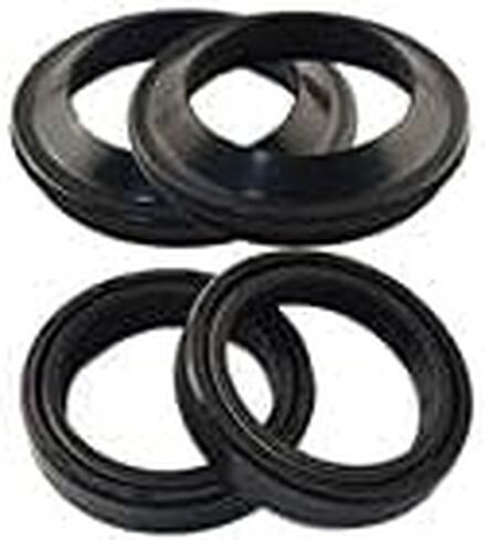 AHL Front Fork Shock Oil Seal and Dust Seal Set for Yamaha XV1600AS Road Star Midnight 2000-2003 XV1600AT Road Star Silverado 1999-2003 XV1700A Road Star 2004-2009 in Saudi Arabia