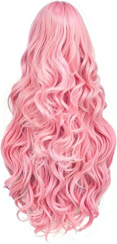 Girls Bridget Red Rise Pink Dress with Wigs for Kids Movie Halloween Birthday Parties 5-12Y in Saudi Arabia