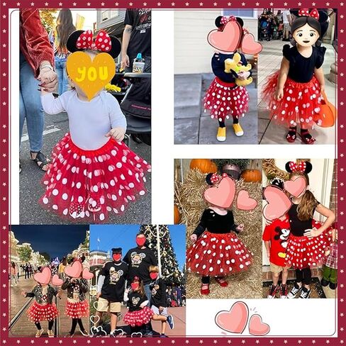 Girls Polka Dot Tutu Skirt, Red Black Blue Polka Dot Tutu Halloween Tutu Christmas Birthday Tutu Costume in Saudi Arabia