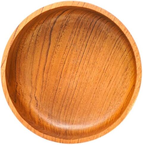 مجموعة من أوعية من خشب الساج الجاوي المائل بطول 25.4 سم - مثالية للاستخدام اليومي، صديقة للساخنة والباردة، متينة للغاية - تصميم مخصص فاخر مصنوع يدويًا من قبل حرفيين إندونيسيين in Kuwait