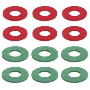 Battery Terminal Washer Pad, 12pcs Battery Terminal Washer 6?Red 6?Green Anti Battery Terminal Protector Cable Mat