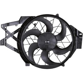 TYC 620460 Cooling Fan Assembly Compatible with 1999-2004 Ford Mustang , Black